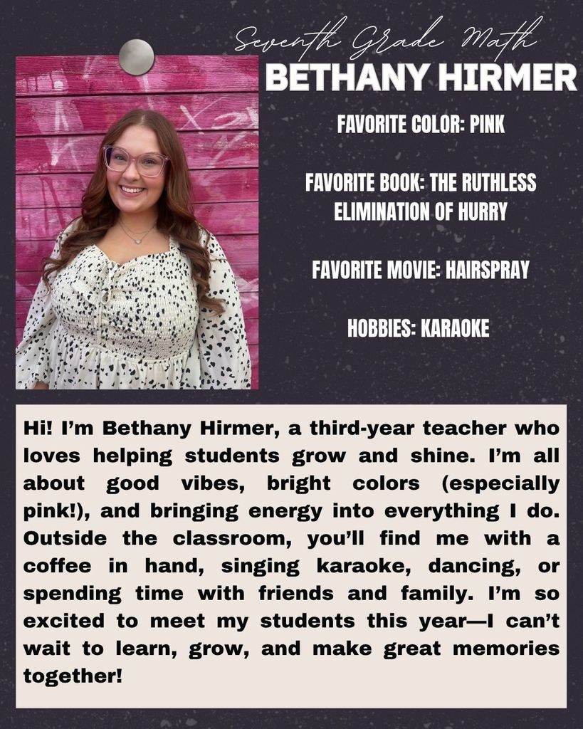 seventh grade math bethany hirmer