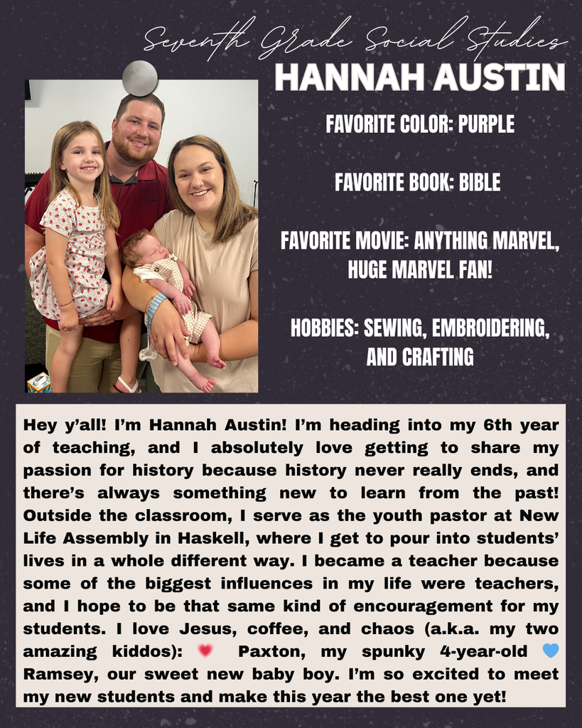 seventh grade social studies hannah austin
