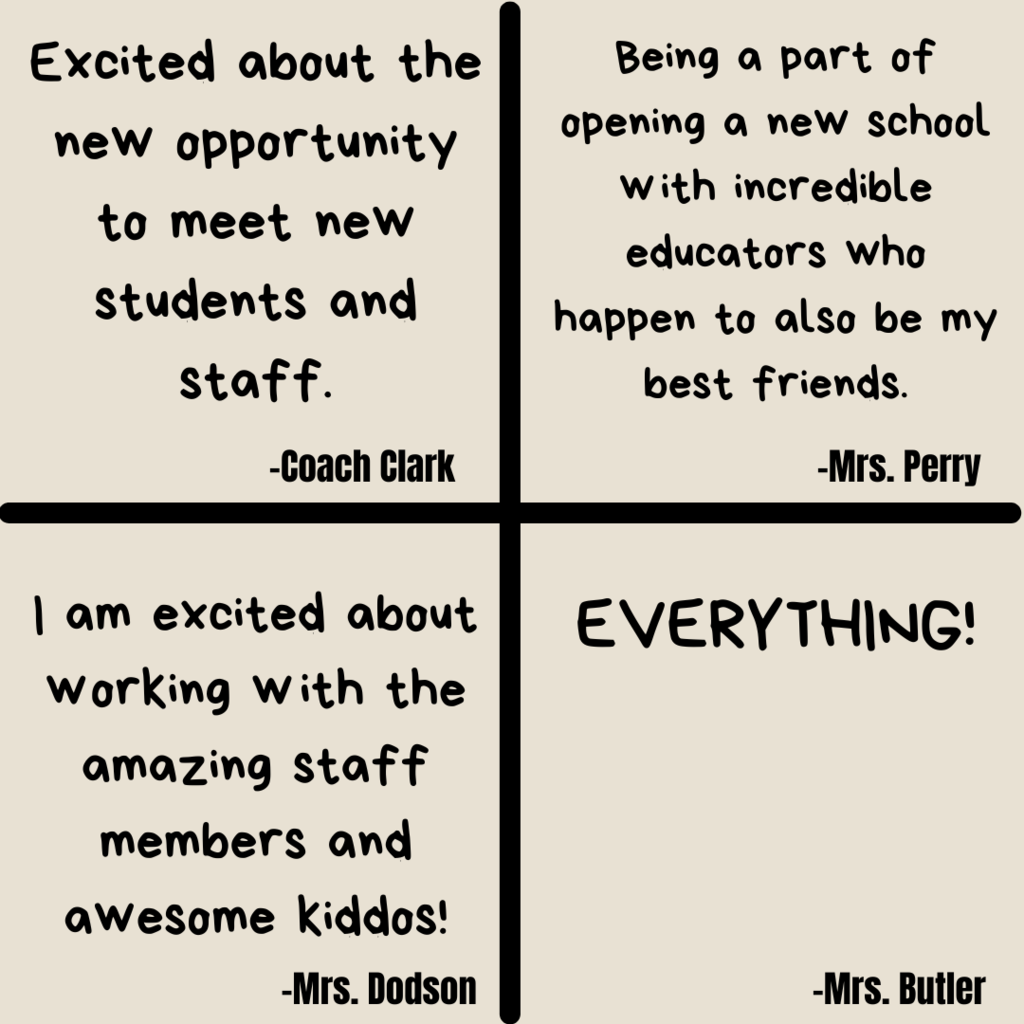 Mrs. Butler, Mrs. Dodson, Coach Clark, Mrs. Perry