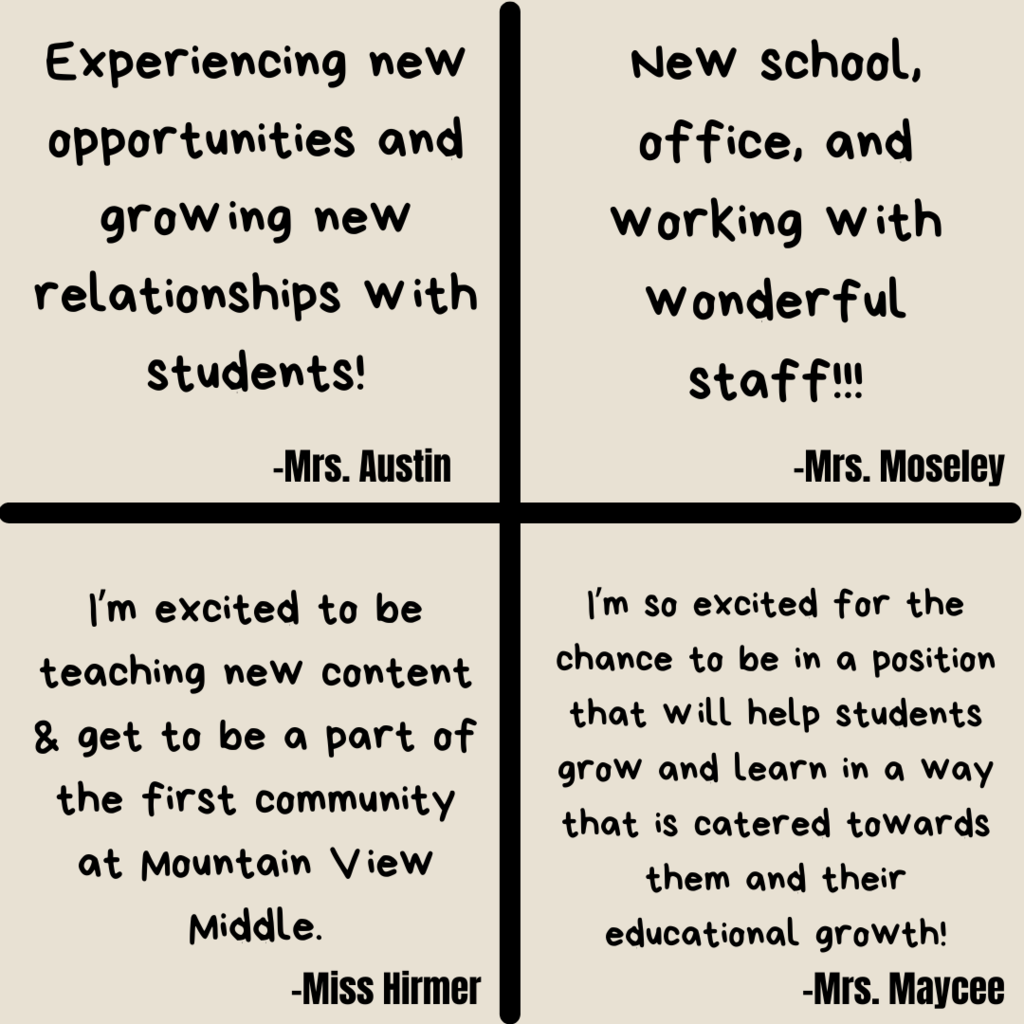 Mrs. Austin, Mrs. Moseley, Miss Hirmer, Mrs. Maycee