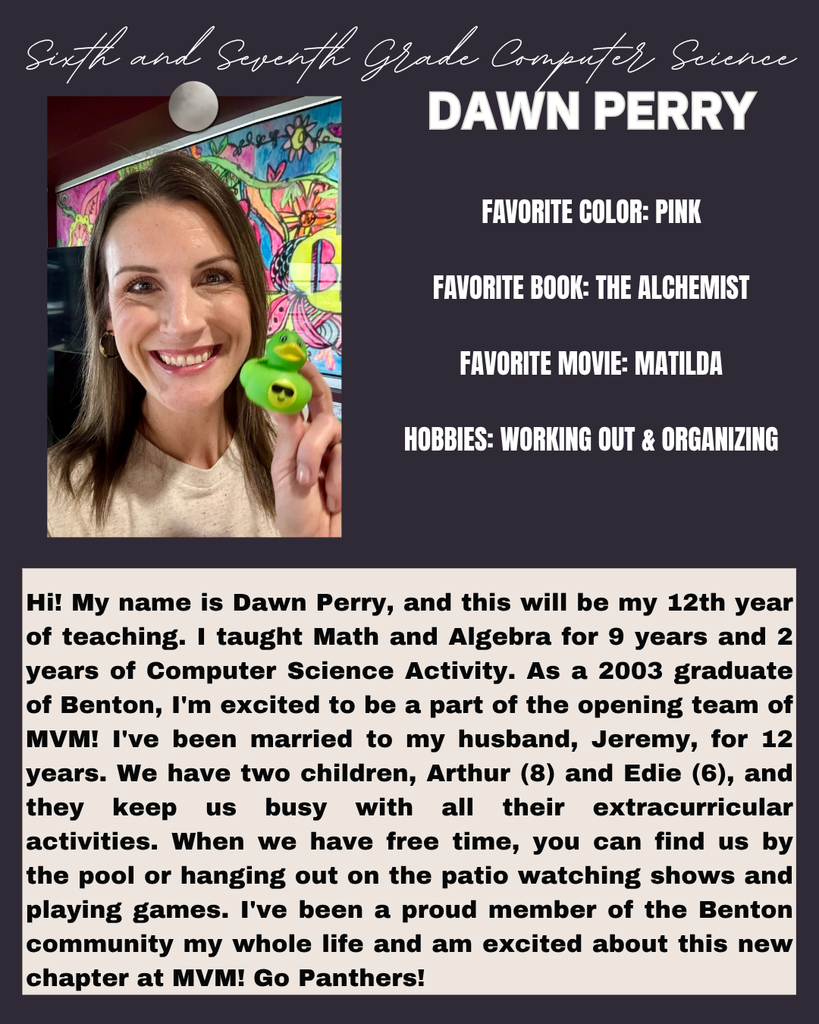 sixth & seventh grade computer science dawn perry