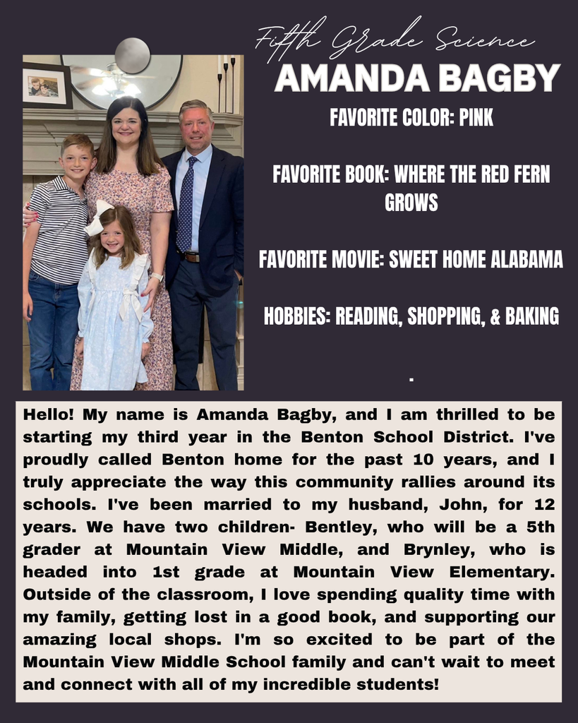fifth grade science amanda bagby