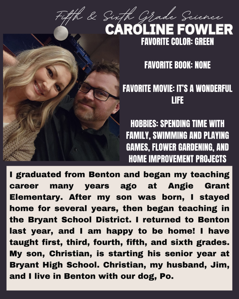 fifth and sixth grade science caroline fowler