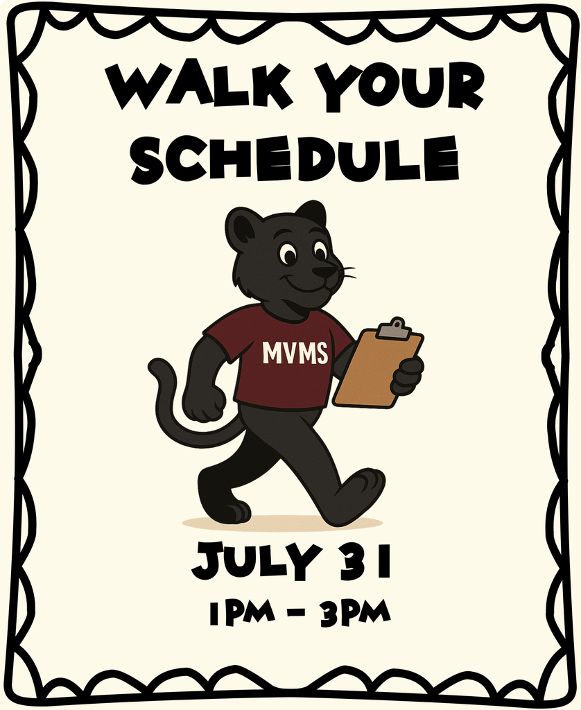 walk your schedule july 31 from 1pm to 3pm