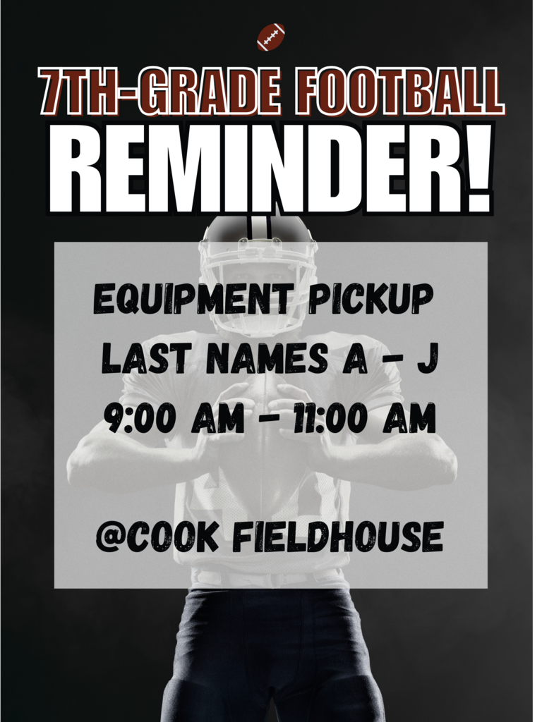 equipment pickup for last names a-j