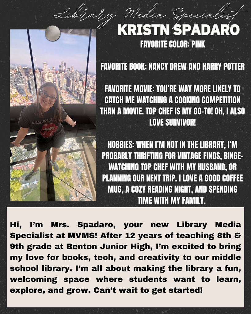 library media specialist kristn spadaro