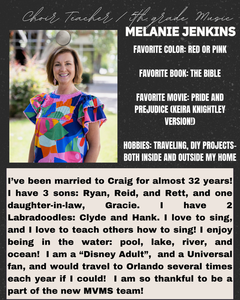 choir teacher melanie jenkins