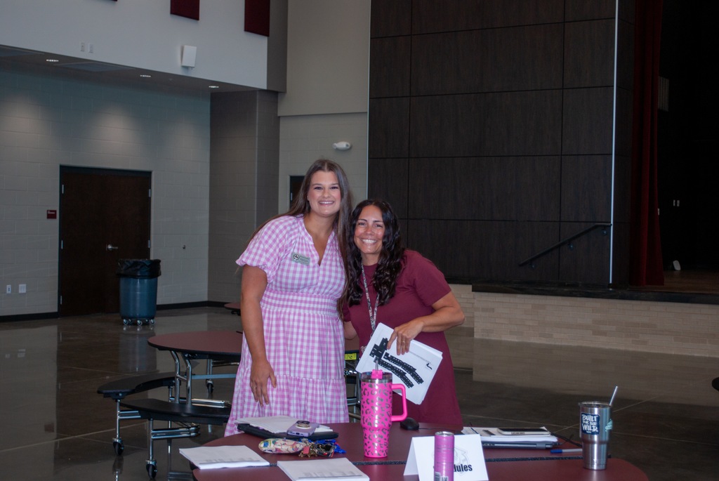 Mrs. Dodson and Mrs. Butler smiling