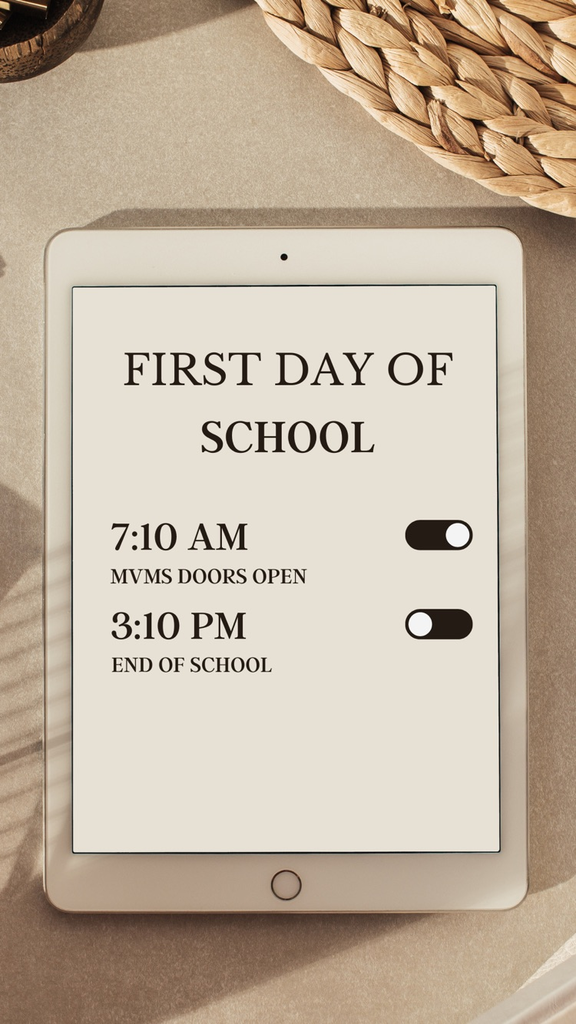 first day of school