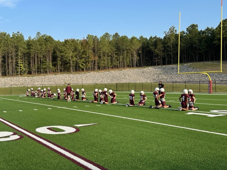 MVMS football practice