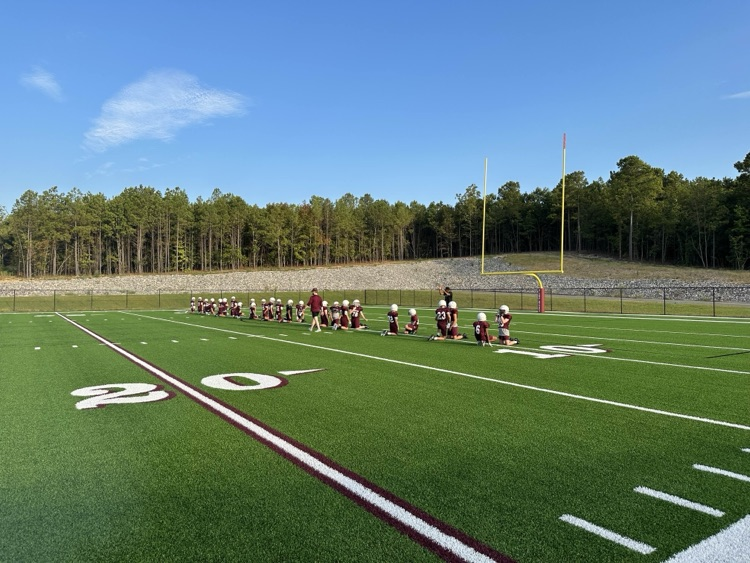 MVMS football practice 