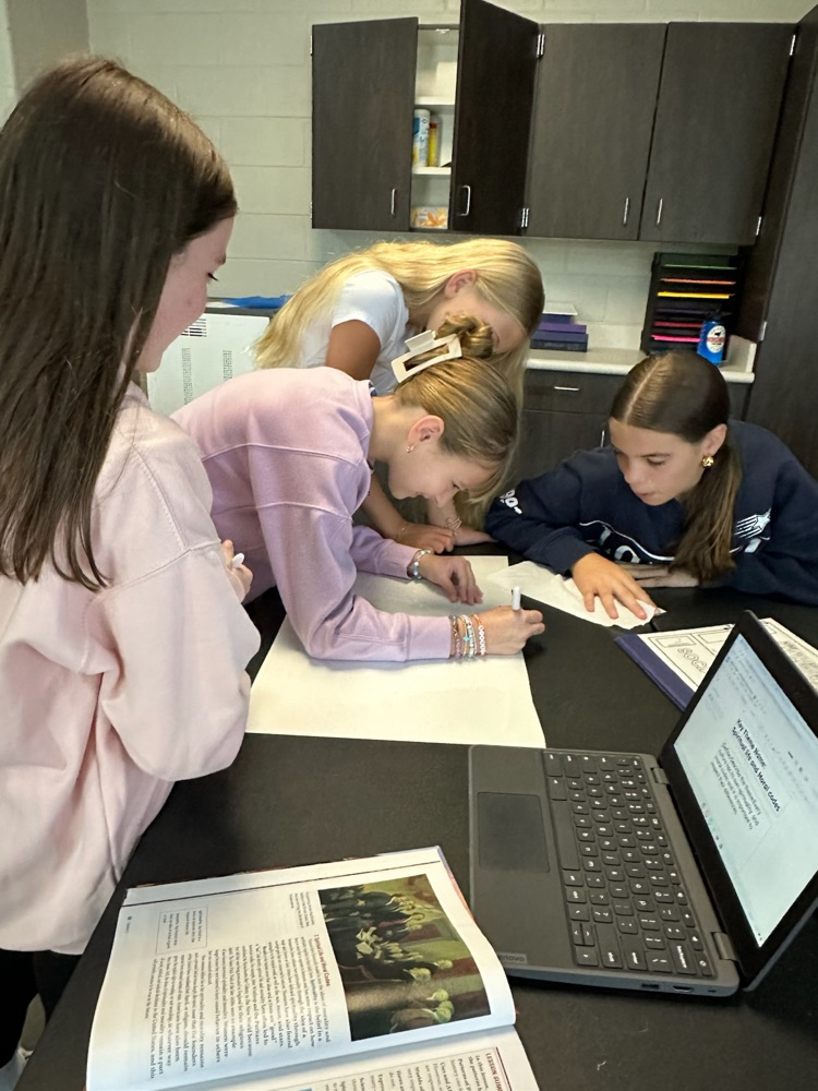 MVMS social studies class