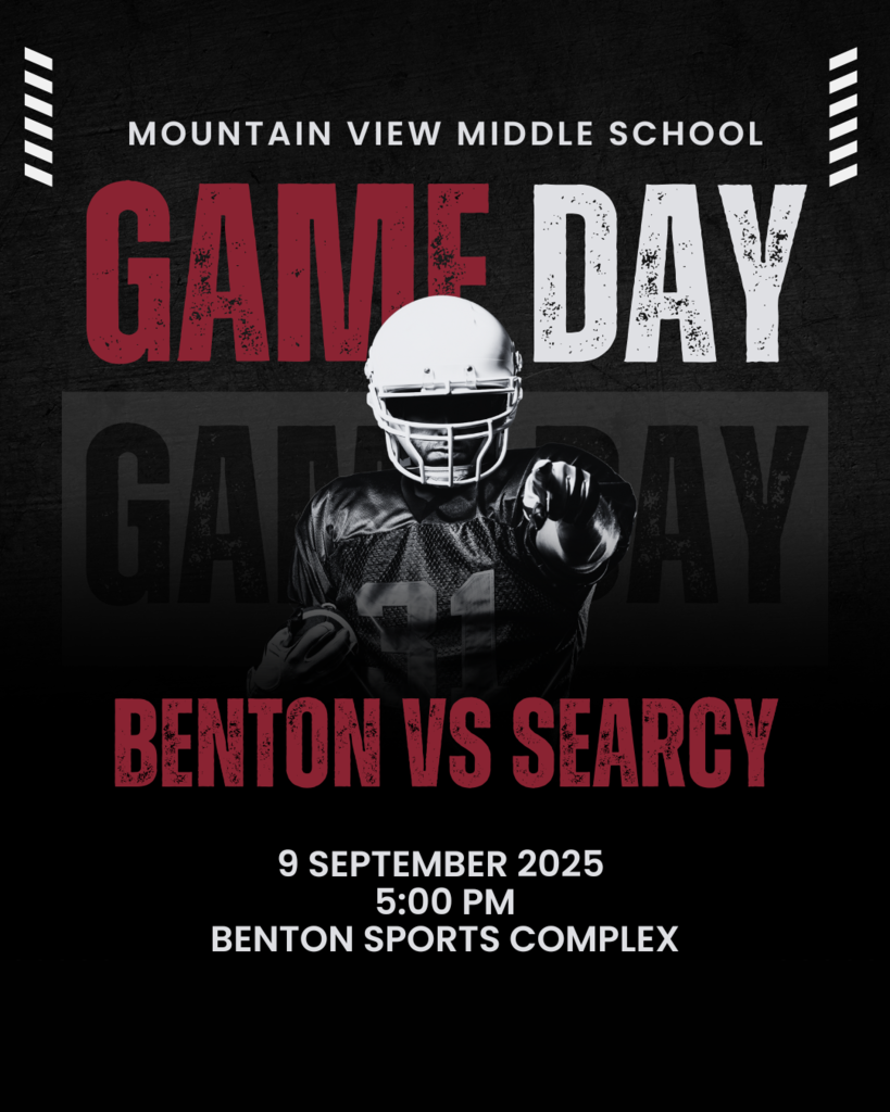 mvms game day benton vs searcy september 9 2025 at 5pm at the sports complex in benton