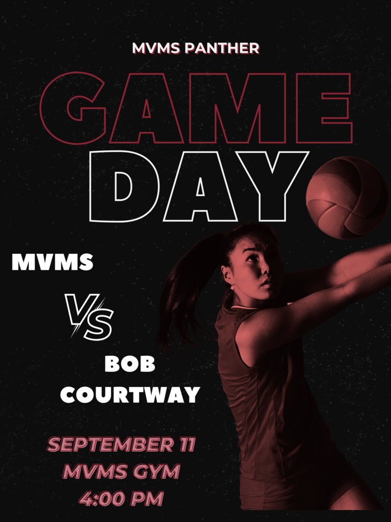 mvms panther game day september 11 mvms gym 4:00pm