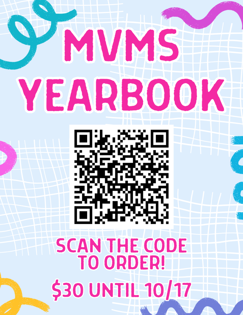 mvms yearbook scan the code to order