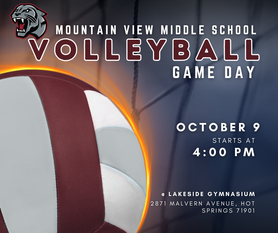 mountain view middle school volleyball game day