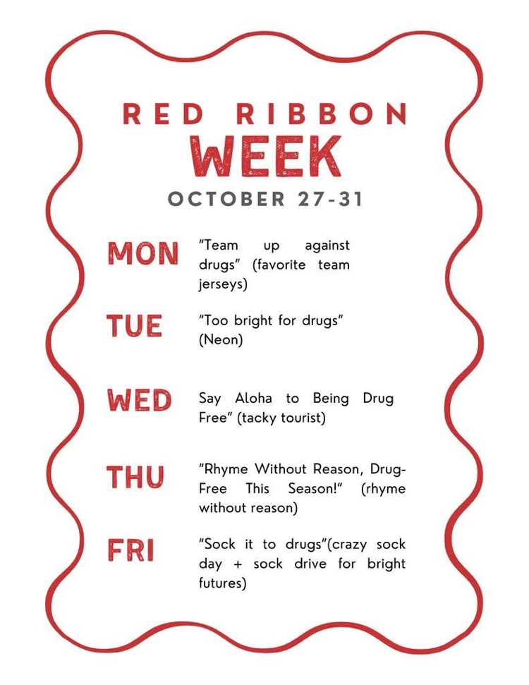 red ribbon week next week