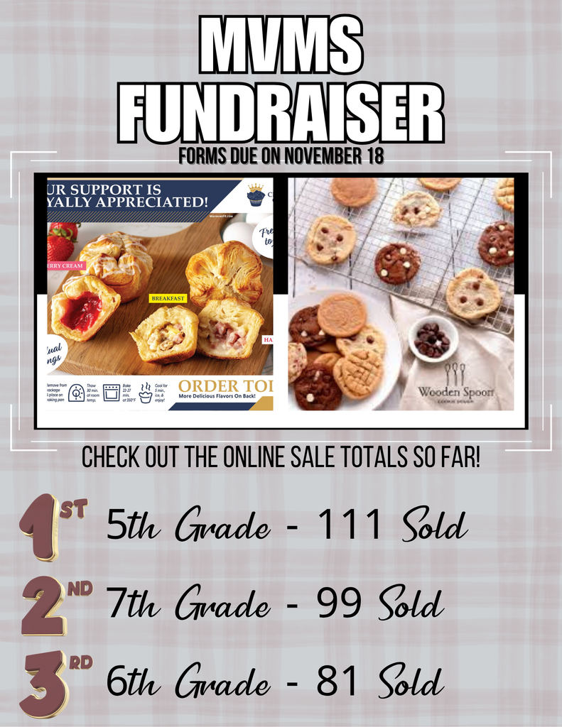 MVMS Fundraiser update