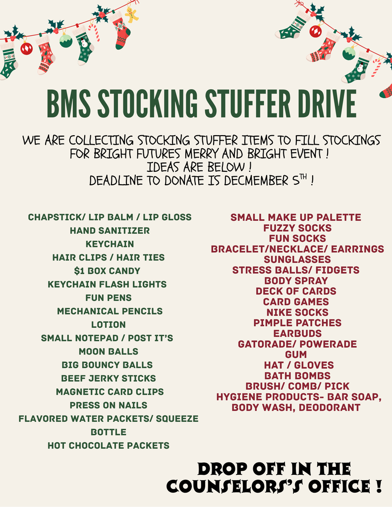 BMS Stocking Stuffer Drive-1