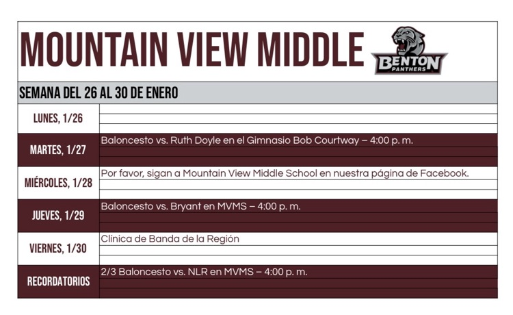 MVMS weekly prowl Spanish version 