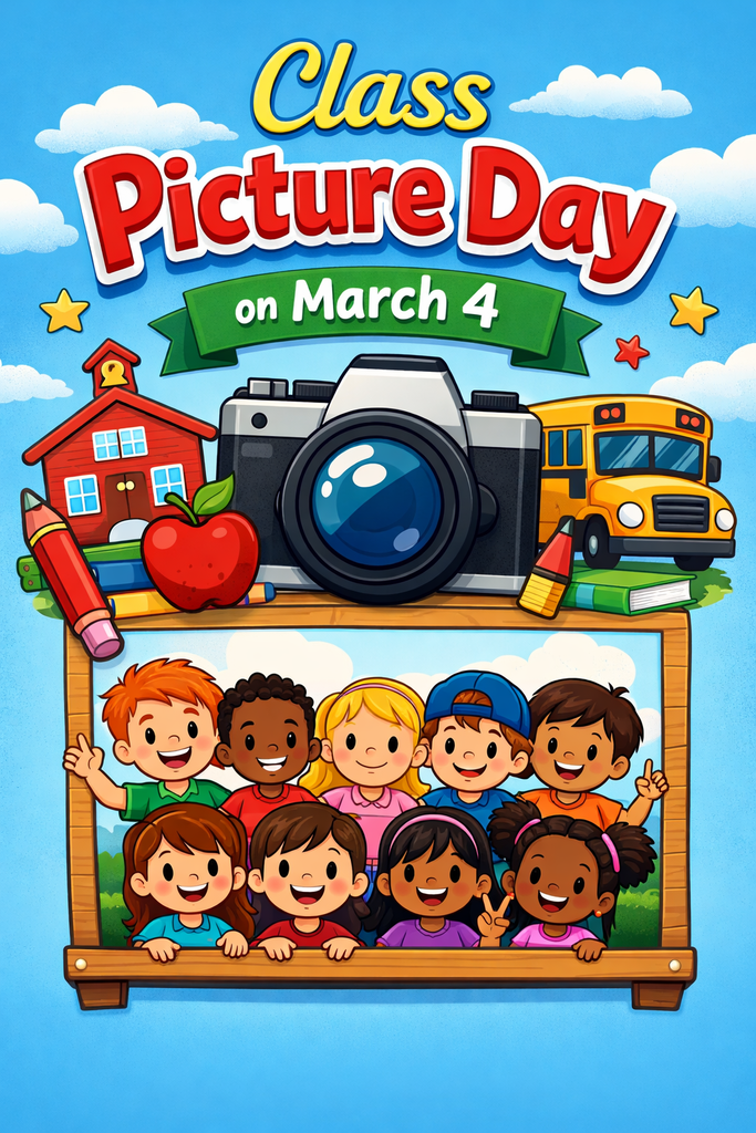 Class Picture Day is Wednesday, March 4th!