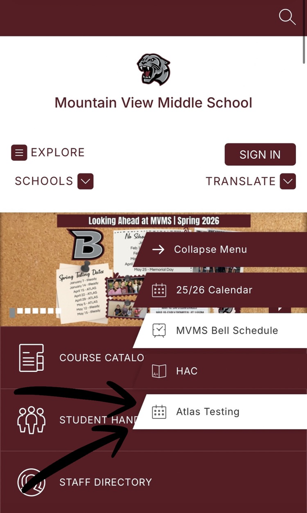 MVMS website for atlas