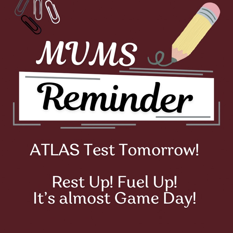 MVMS reminder 