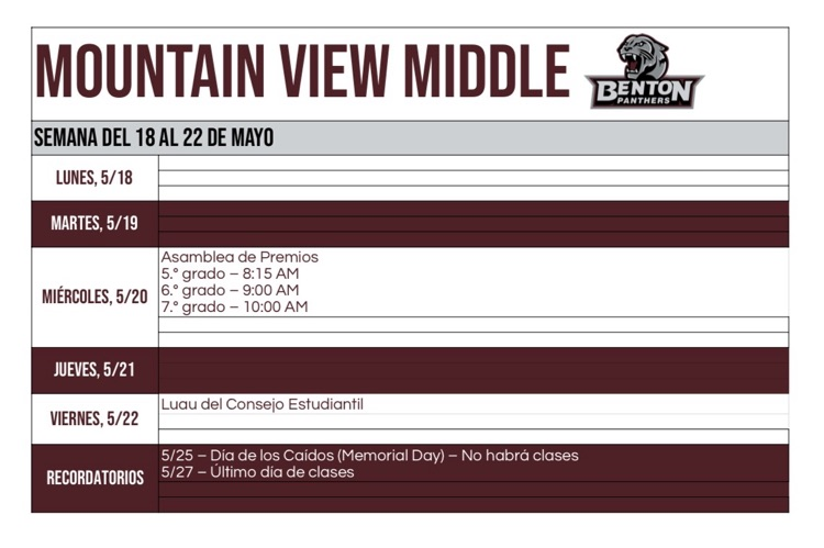 MVMS students 