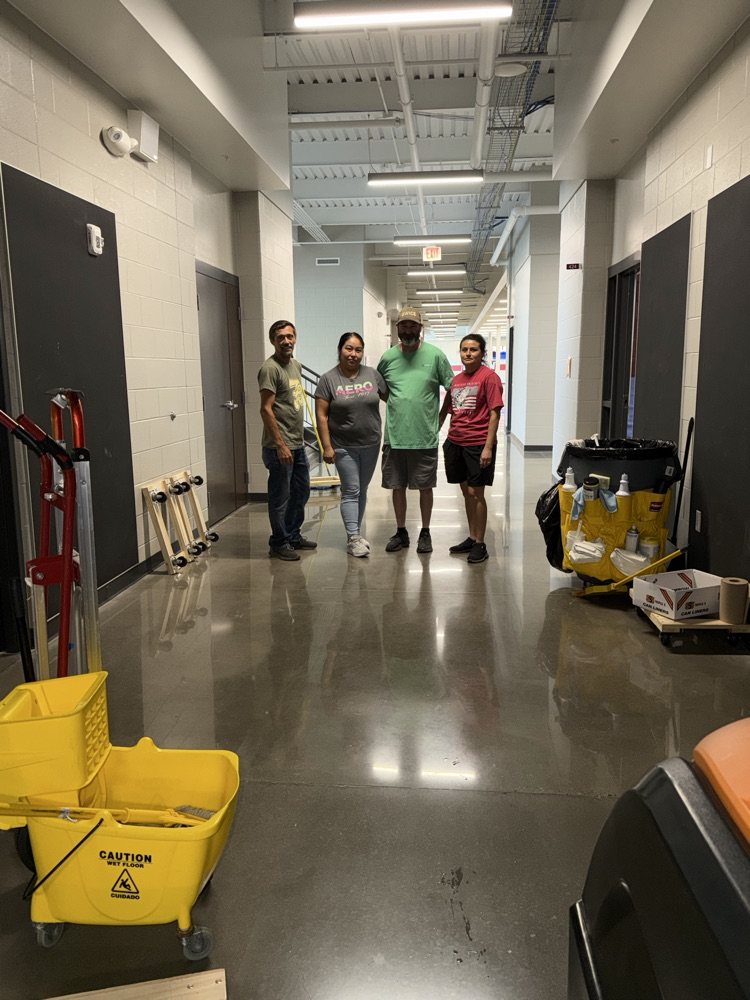 MVMS custodial team