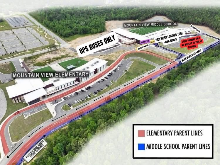 MVMS pick up locations