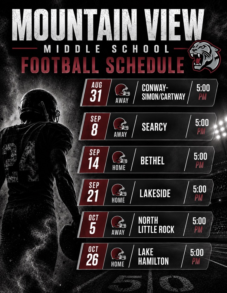 MVMS football schedule