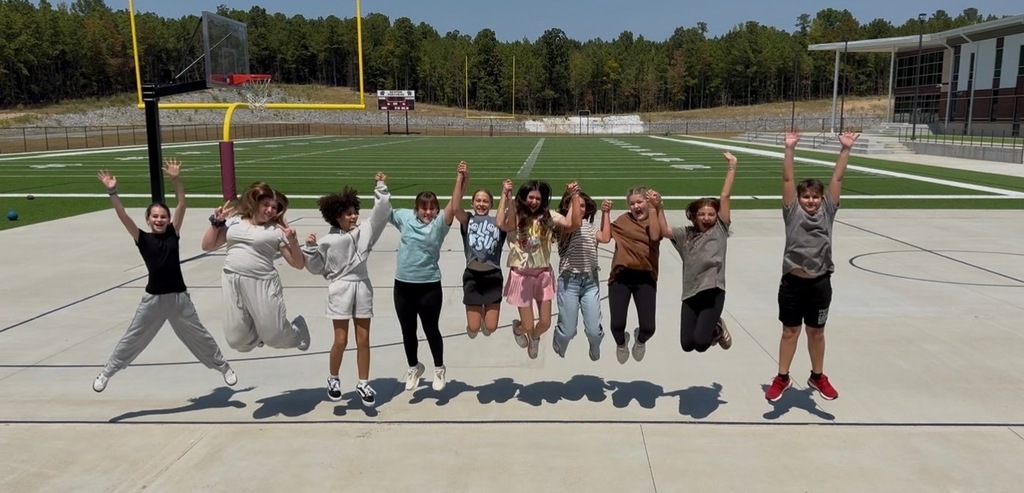 Jumping for joy!