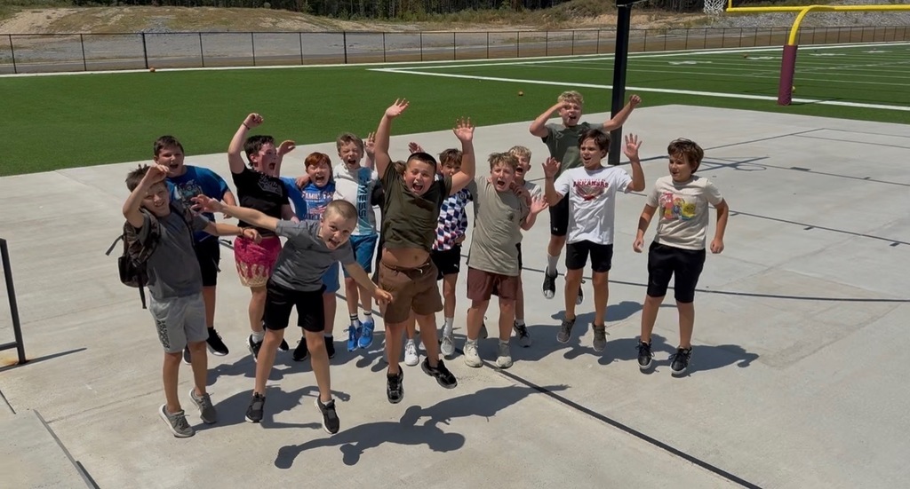 Jumping for joy!