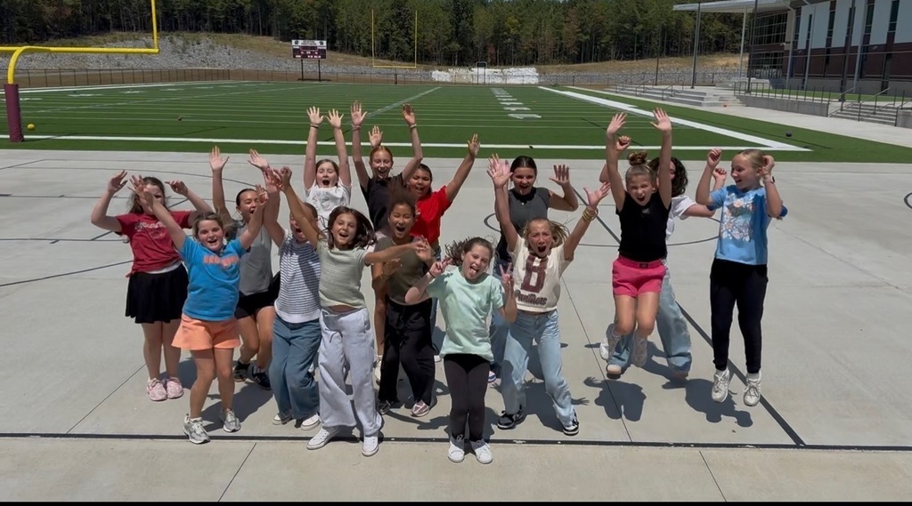 Jumping for joy!