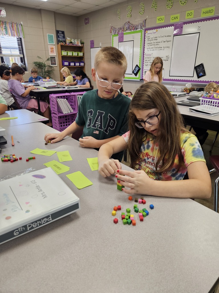 Students at a table working together