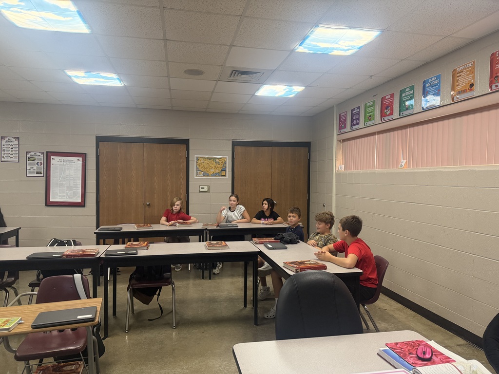 Students working together in Mrs. Langley's class