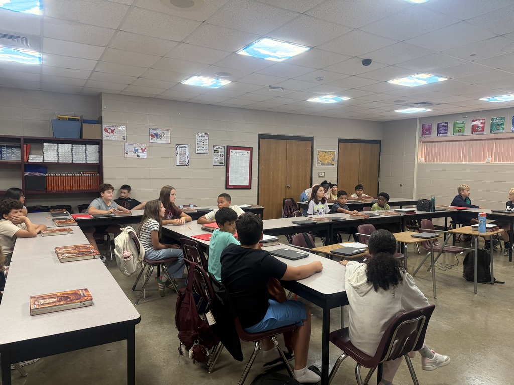 Student's working together in Mrs. Langley's Class
