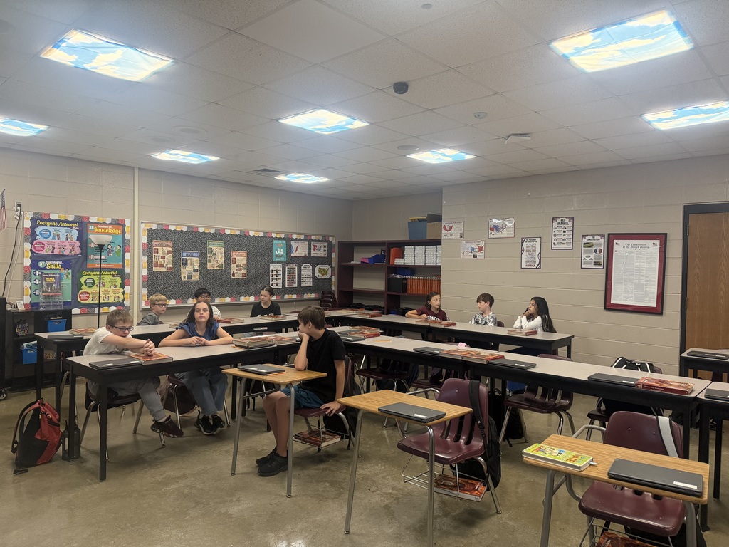 Students working together in Mrs. Langley's class