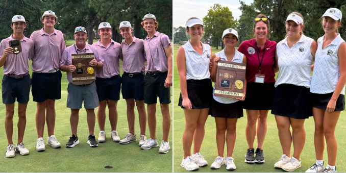 Golf teams 5A south conference champions