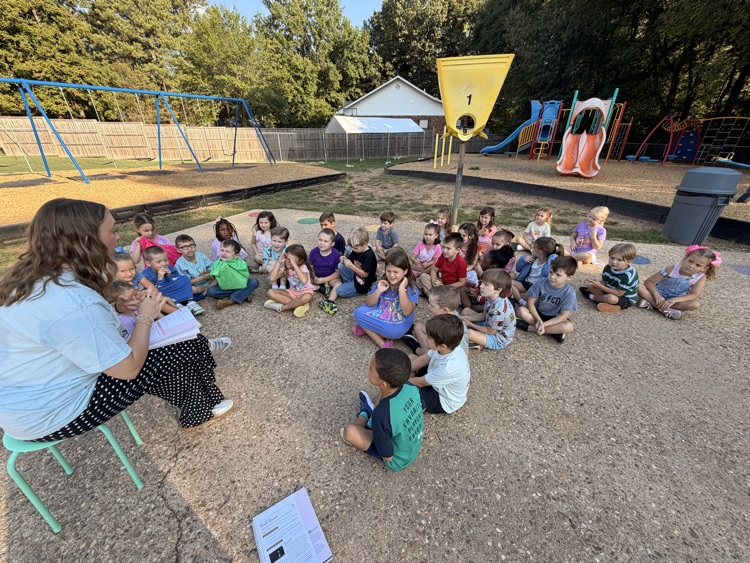 CKLA knowledge lesson on the playground.