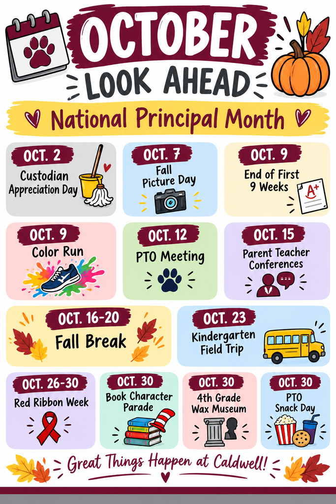 October Look Ahead