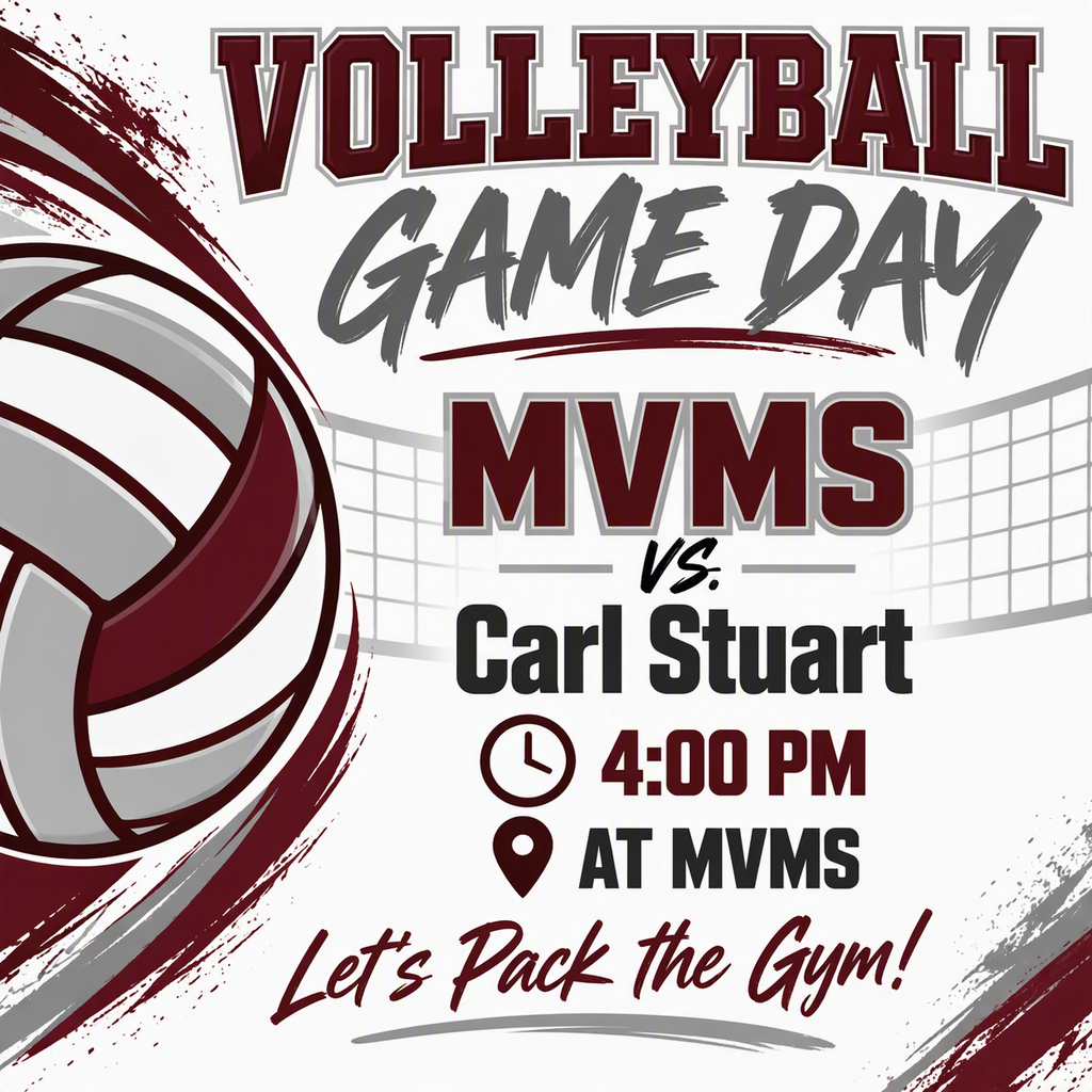 Volleyball Game Announcement
