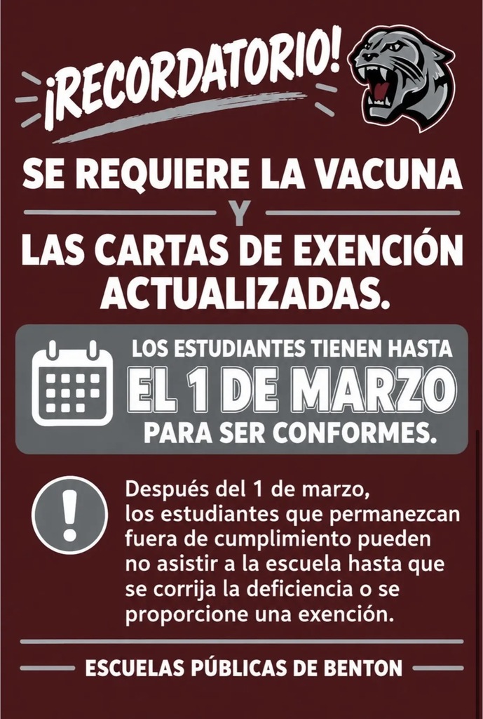 Immunization Reminder