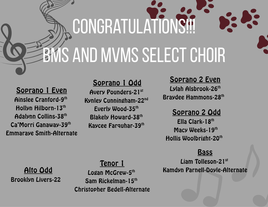 Choir Congrats