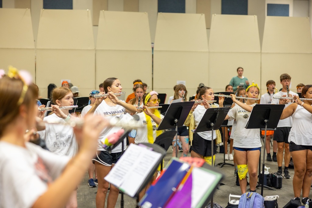 Band Musicians Rehearsing