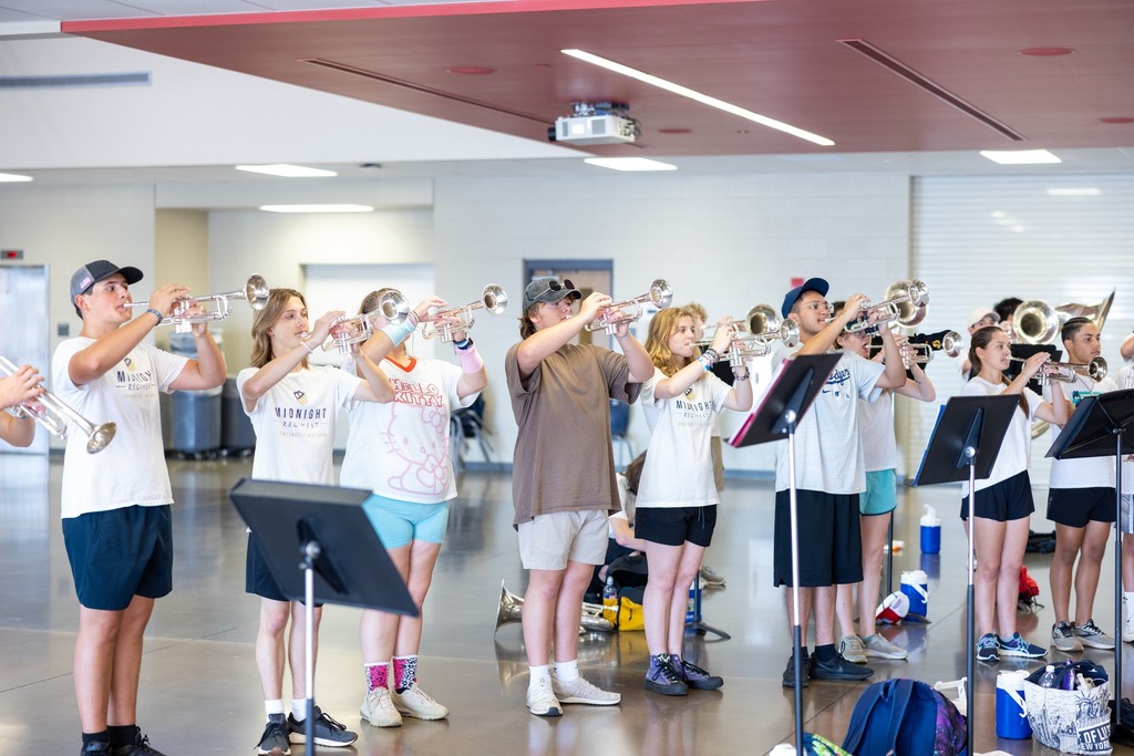 Band Musicians Rehearsing