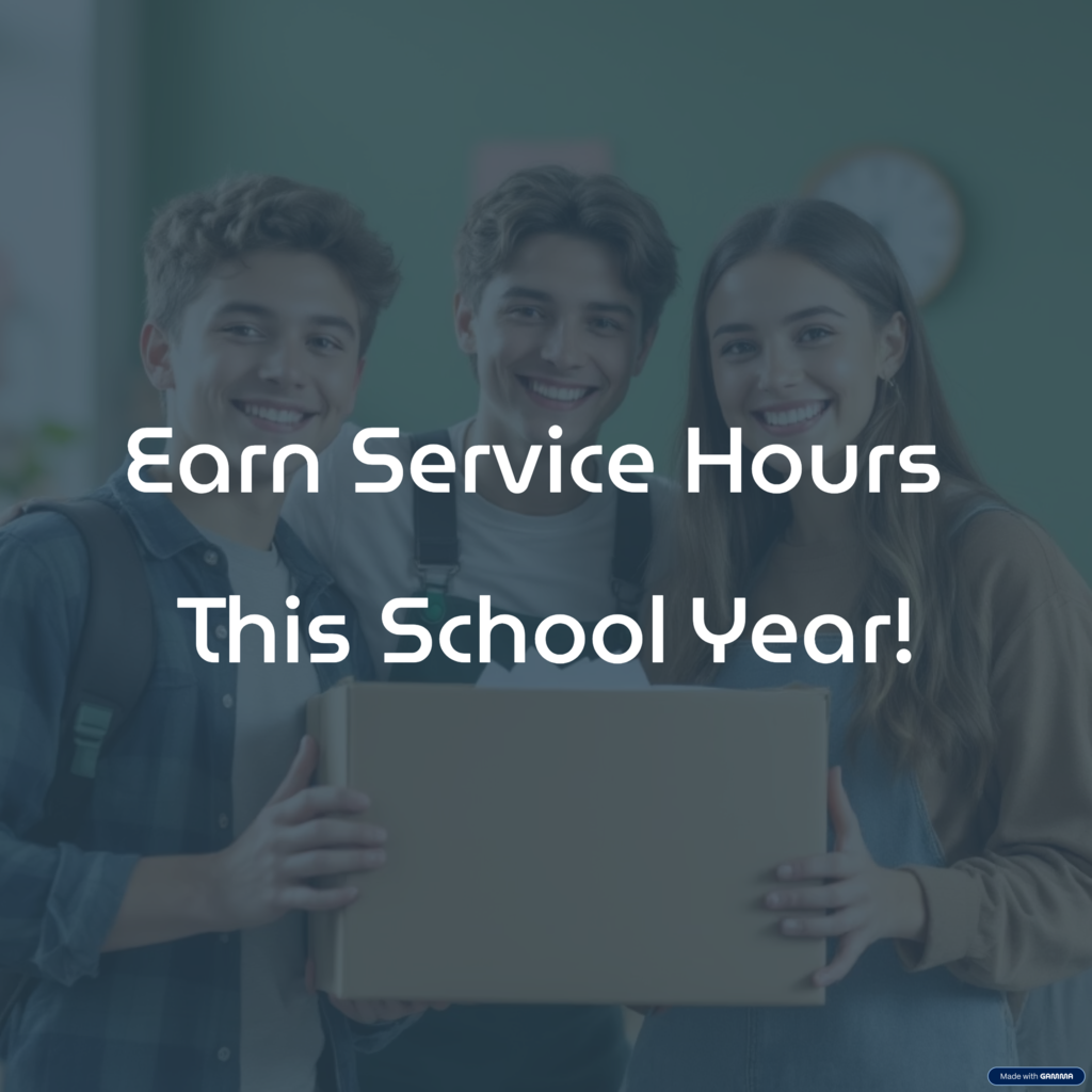 Visit https://tinyurl.com/Aug4CSL to earn CSL hours this year.