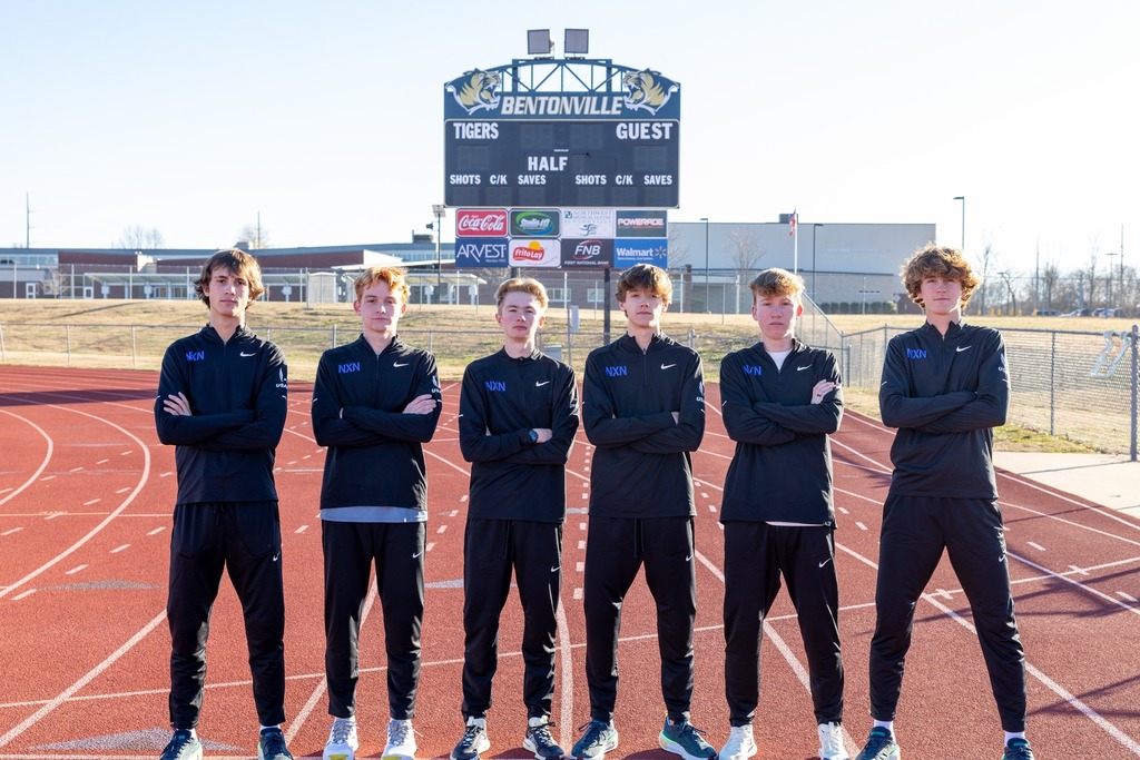 Track Student Athletes Standing on Track
