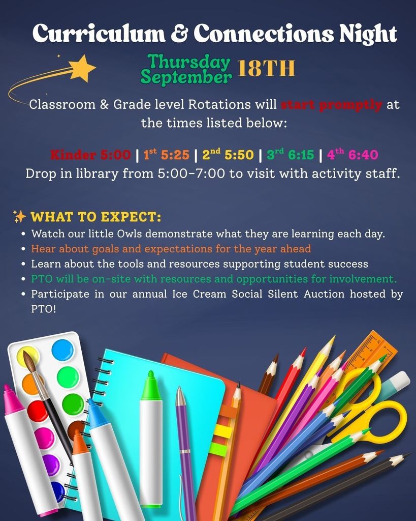 25-26 Curriculum & Connections Night