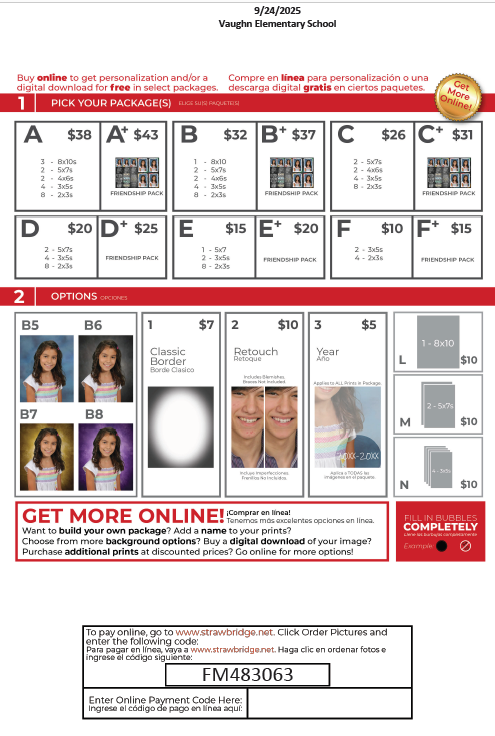 Fall Picture Prices